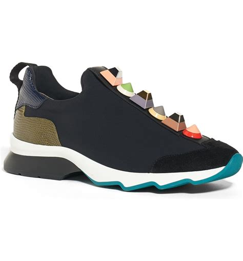 fendi rainbow studded sneakers|Women's Luxury Sneakers .